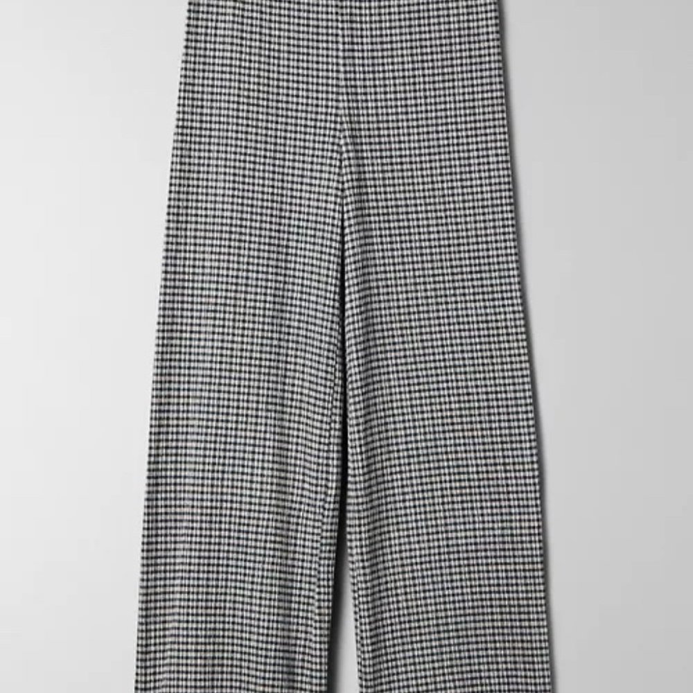 Aritzia Wilfred Verona Seersucker Pant, Kelp/Espace